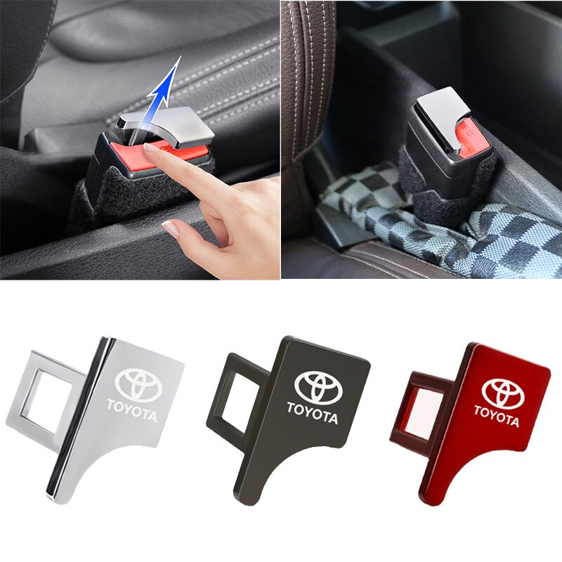 2pcs Toyota Car Safty Seat Belt Clip / Car Seat Belt Extender / Muffler