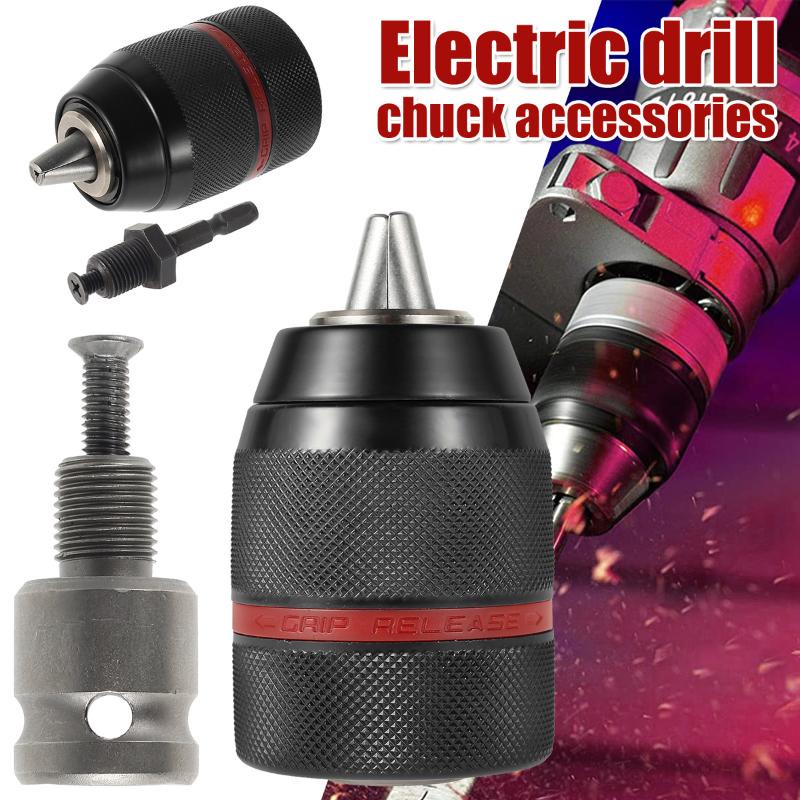 Drill Chuck,Keyless Chuck,Drill Bit Adapter Heavy Duty Drill Chuck,Self