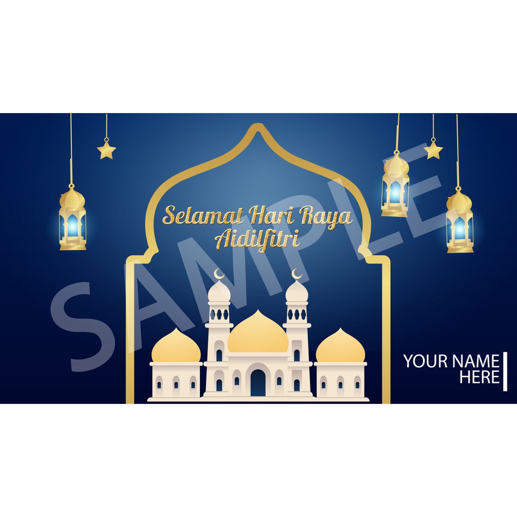 Personalise Hari Raya Greeting Video for Whatsapp (Kirimkan ucapan ...