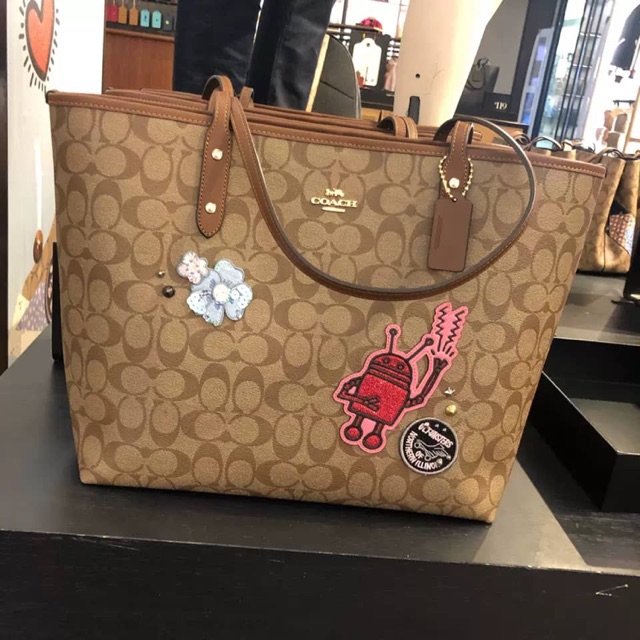 Coach keith haring online purse