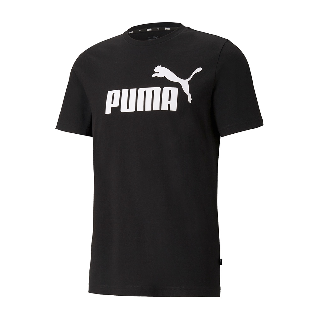 PUMA Essential Logo Men's Tee - Black | Shopee Malaysia