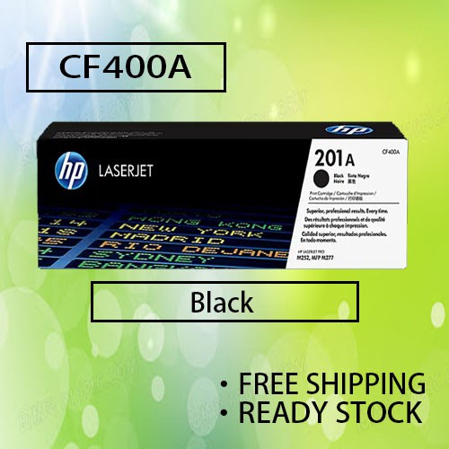 HP CF400A 201A Black Original LaserJet Toner Cartridge CF400A/CF401A ...
