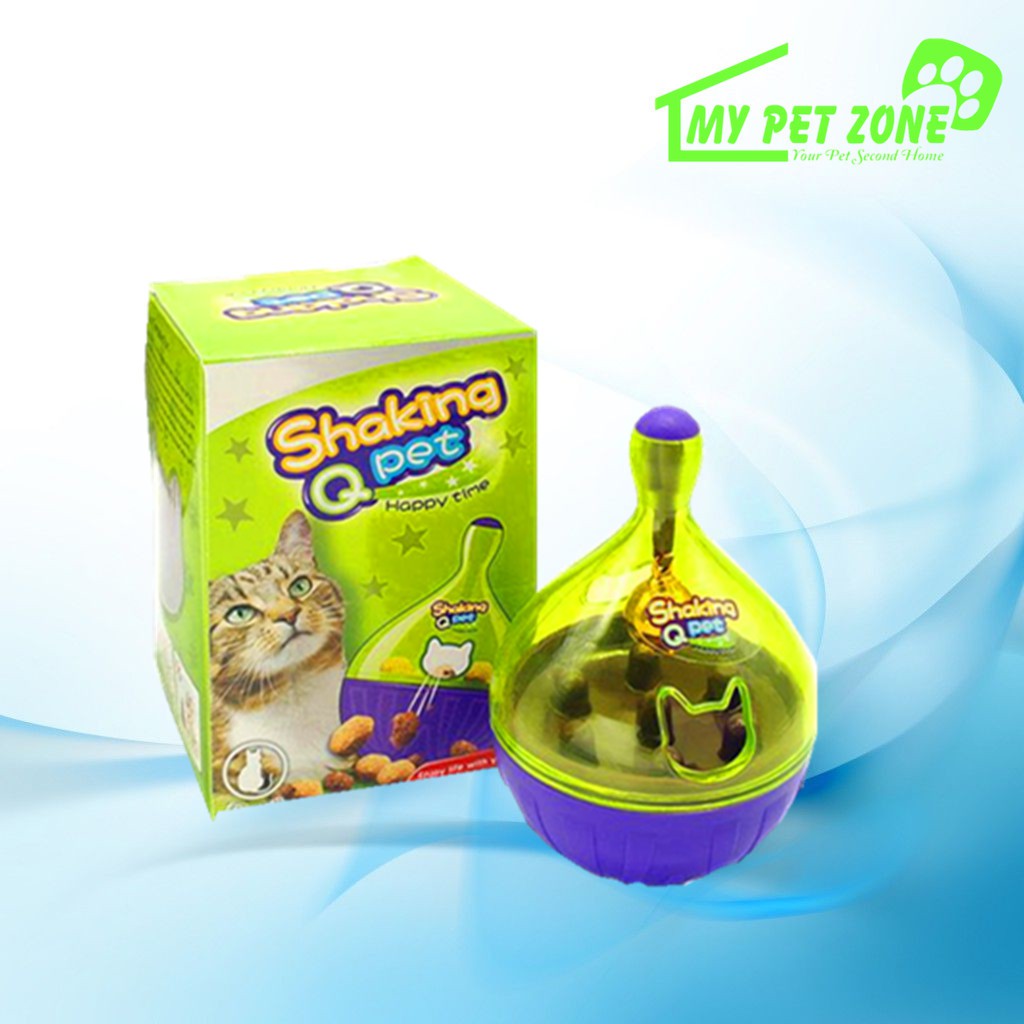 Shaking Q Pet Cat Toy Food Dispenser Tumbler FDT102 Cat