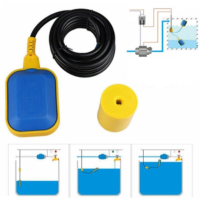 Water Tank Controller 2M 5M 7M 10M Float Switch with Wire ( Water Level ...