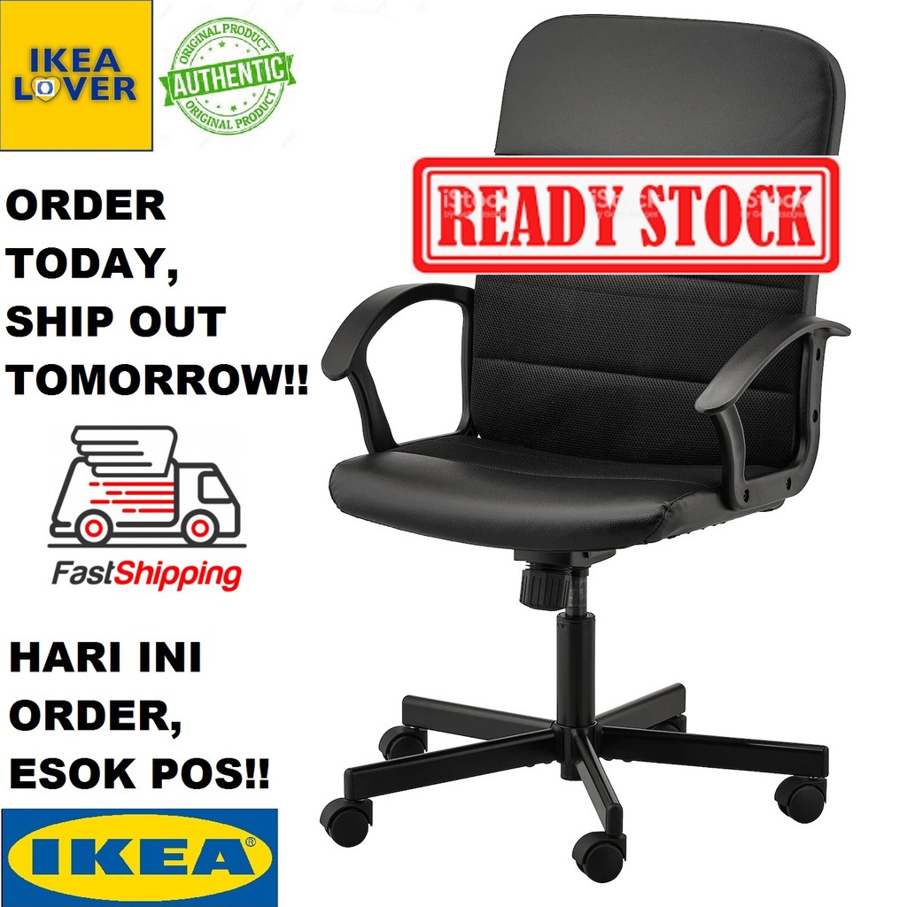 RENBERGET Swivel chair, Bomstad black - IKEA