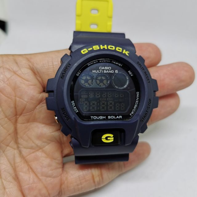 Gshock dw6900 biru hot sale