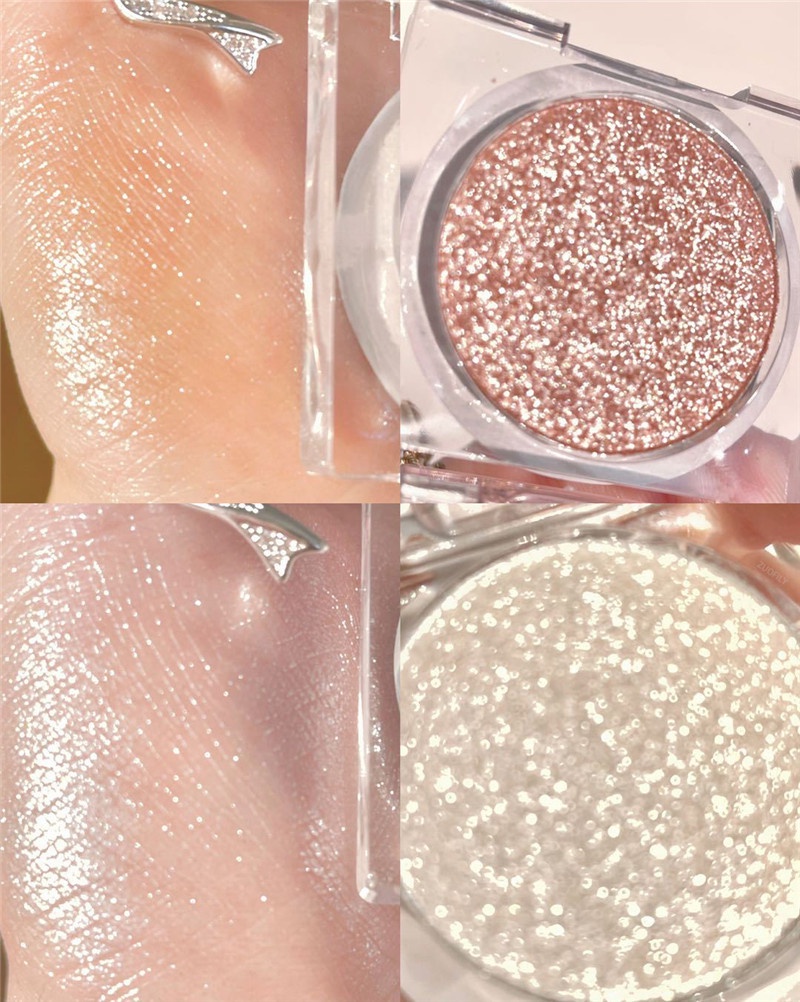 Long-Lasting Waterproof Pearl Eye Shadow Palette with Glitter ...