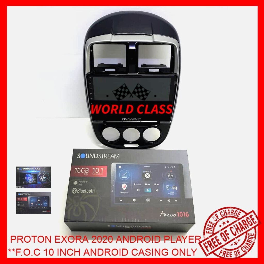 PROTON EXORA 2019-2022 SOUNDSTREAM ANDROID IPS PLAYER 10 INCH FULL HD ...