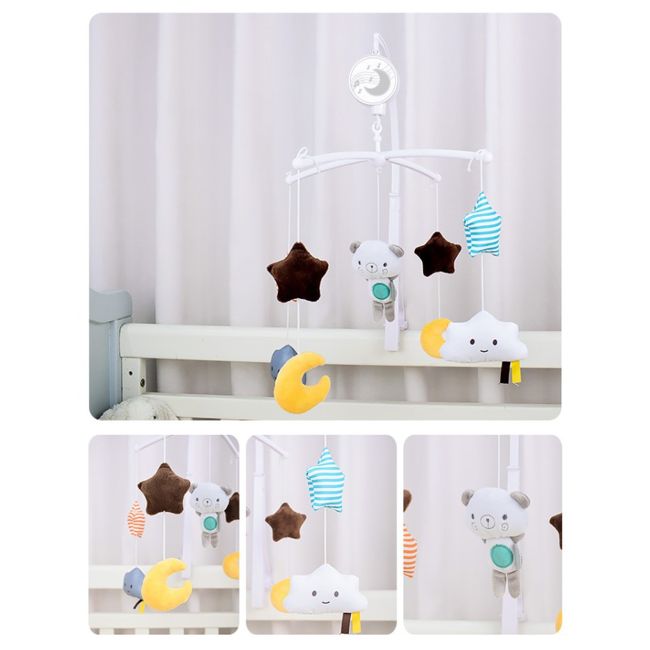 Wind Up Baby Musical Rotate Twinkle Little Star Crib Baby Cot Mobile