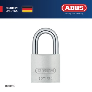 ABUS 80TI/50 KA5 (Penta) 50mm Titalium Padlock C/w 4 Keys