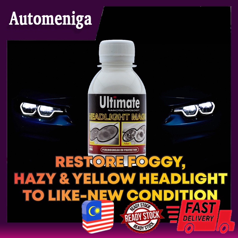ULTIMATE Nanotechnology Headlight Magic UV Protection Car Headlight ...