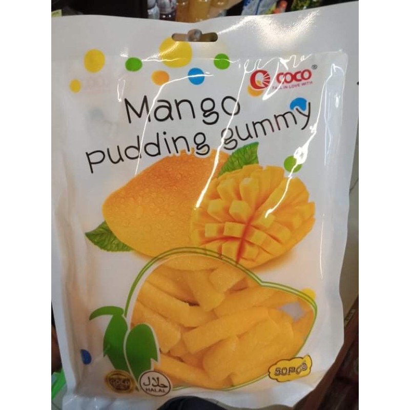 COCO Mango pudding gummy Shopee Malaysia
