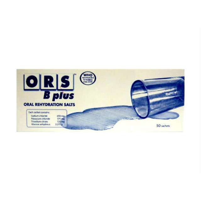 ORS B Plus Oral Rehydration Salts - Orange/Ori Flavour (50 Sachets ...