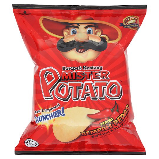 Mister Potato Chips 75g Original Bbq Honey Cheese Tomato Hot And Spicy Shopee Malaysia 9605