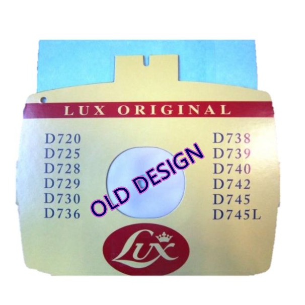LUX Vacuum Cleaner Dust Bag 5pcs D728 D729 D738 D739 D742 D745 D745L Shopee Malaysia