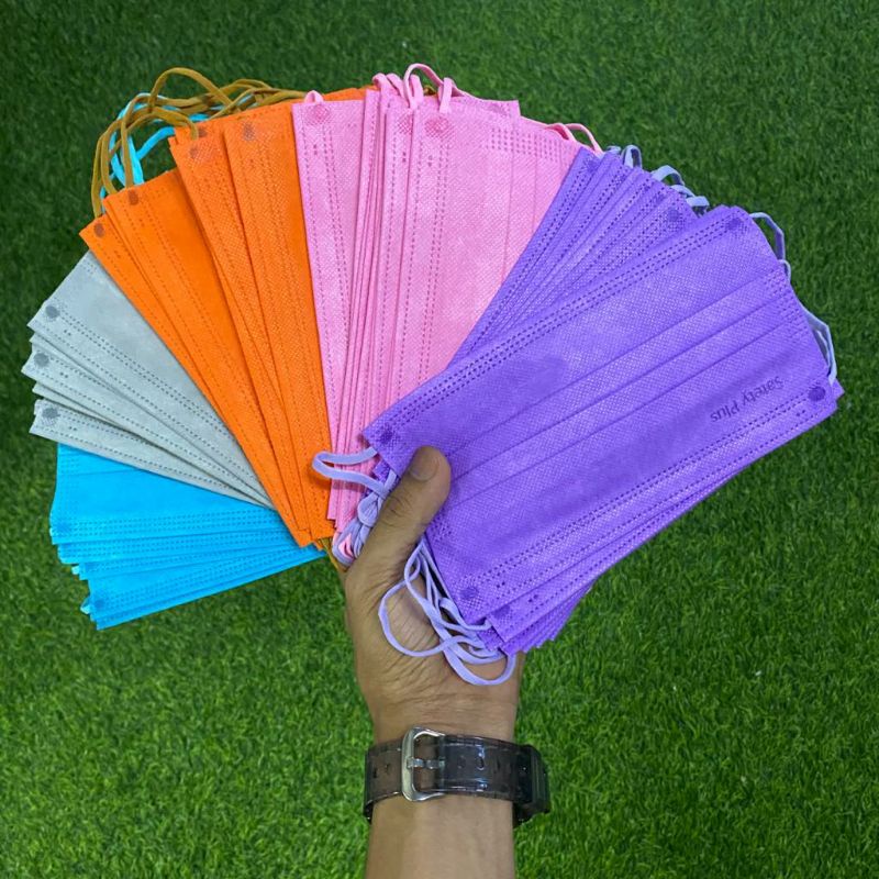 🔥HOT ITEM 🔥MIX COLOUR EARLOOP EASYCARE 3PLY (50PCS) | Shopee Malaysia