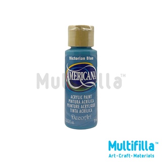  DecoArt Americana Acrylic Paint 2oz-Victorian Blue