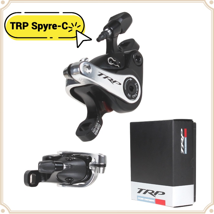 Box Boxed TRP SpyreC Post Mount Mechanical Disc Brake Calipers Bicycle