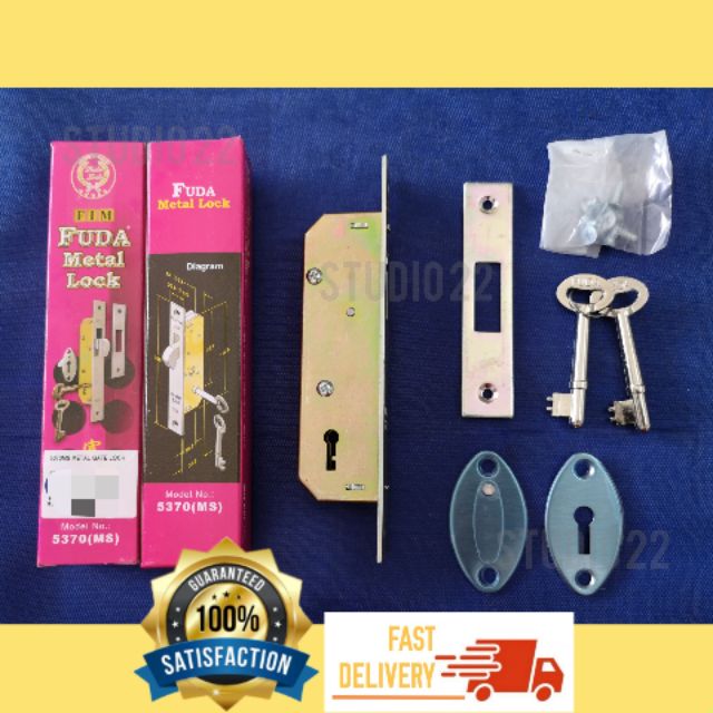 [🇲🇾 READY STOCK] Fuda Metal Grill Lock 5370MS / Lock Pintu Grill