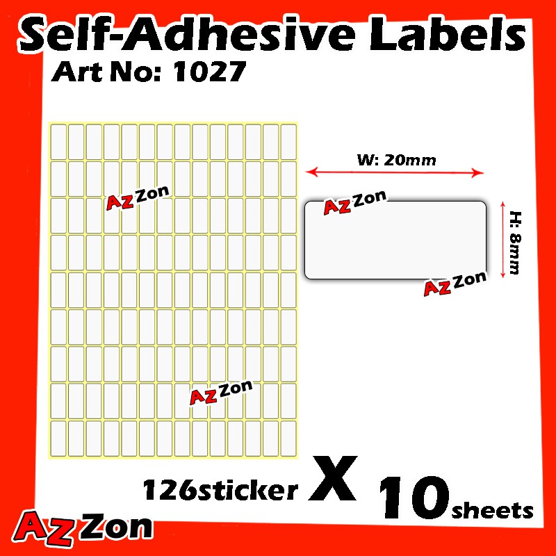 HALLO 1027 Self-Adhesive Label Fluorescent Label Sticker Colorful Paper ...