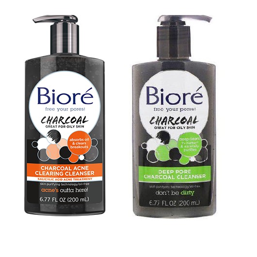 BIORE Charcoal Acne Clearing Cleanser Biore Deep Pore Charcoal Cleanser 200ml Shopee Malaysia