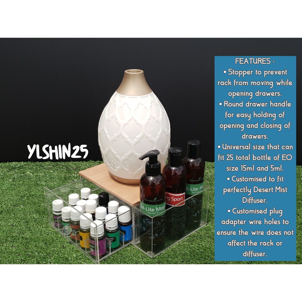 (RACK ONLY) Young Living YL Desert Mist Diffuser Premium Quality ...