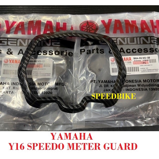 YAMAHA Y16 METER GUARD CARBON 100% ORIGINAL YAMAHA (INDONESIA) | Shopee ...