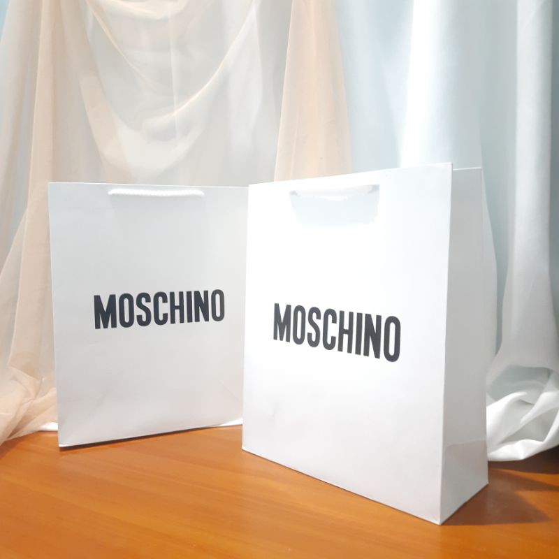 Moschino Paperbag For Hoodie T Shirts And Branded Gift Wrapping Paper Bags