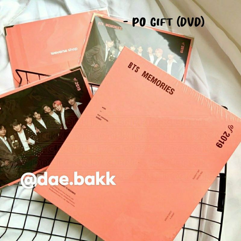 BTS Memories of 2019 NO DVD selling