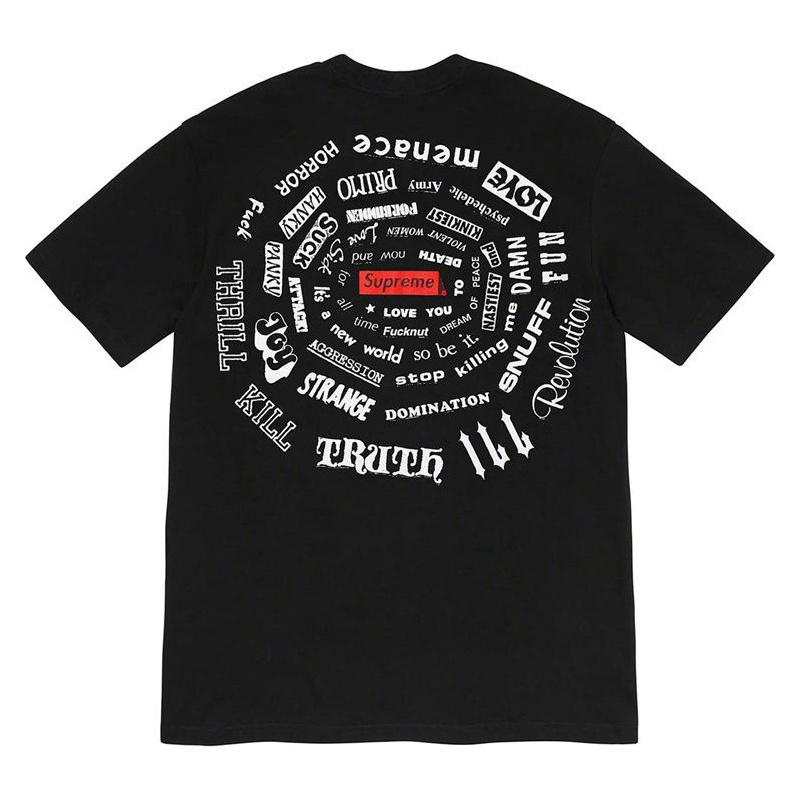 SUPREME SPIRAL T-SHIRT | Shopee Malaysia