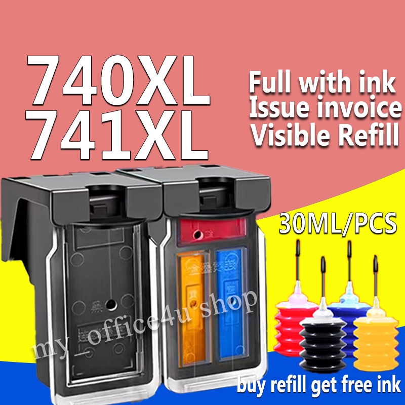 PG 740 CL 741 ink PG 740XL CL 741XL black PG740XL CL741XL refillable ...