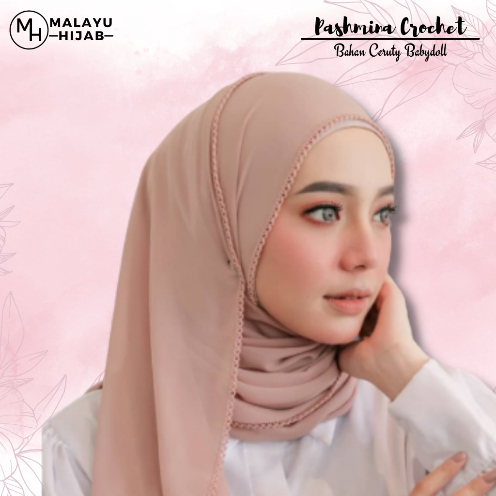 Malayu Hijab Hijab Hijab Pashmina Hijab Crochet Fashion Muslim Women