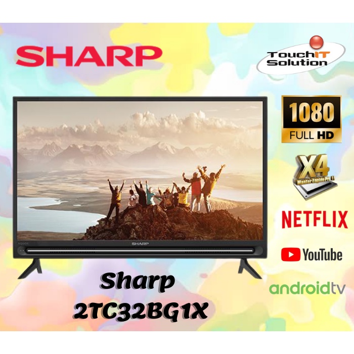 Sharp 32 Inch 32BG1X HD Ready Android TV 2TC32BG1X | Shopee Malaysia