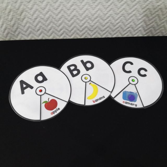 Alphabet Recognition-Alphabet Pinwheels Montessori Early Learning Busy ...