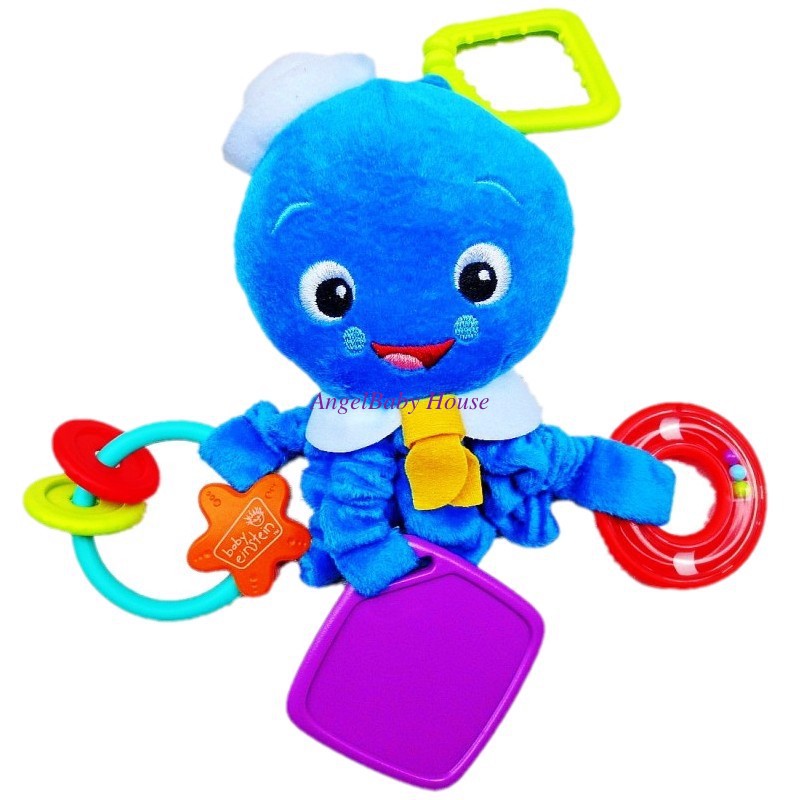 *Ready stock* Baby Einstein Activity Arms Hanging Toy Octopus Rattle stroller cot toy baby kids