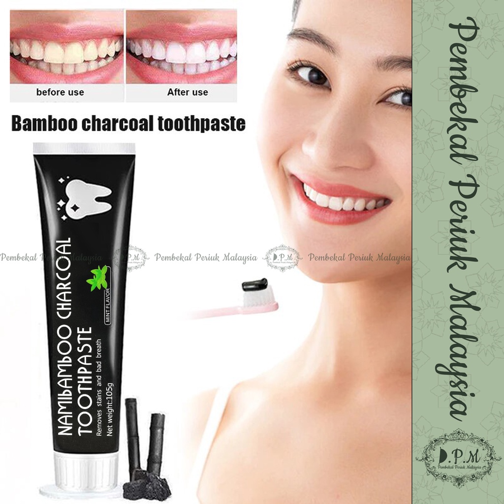 Namibamboo Charcoal Toothpaste / Ubat Gigi Hitam Arang Buluh (READY ...