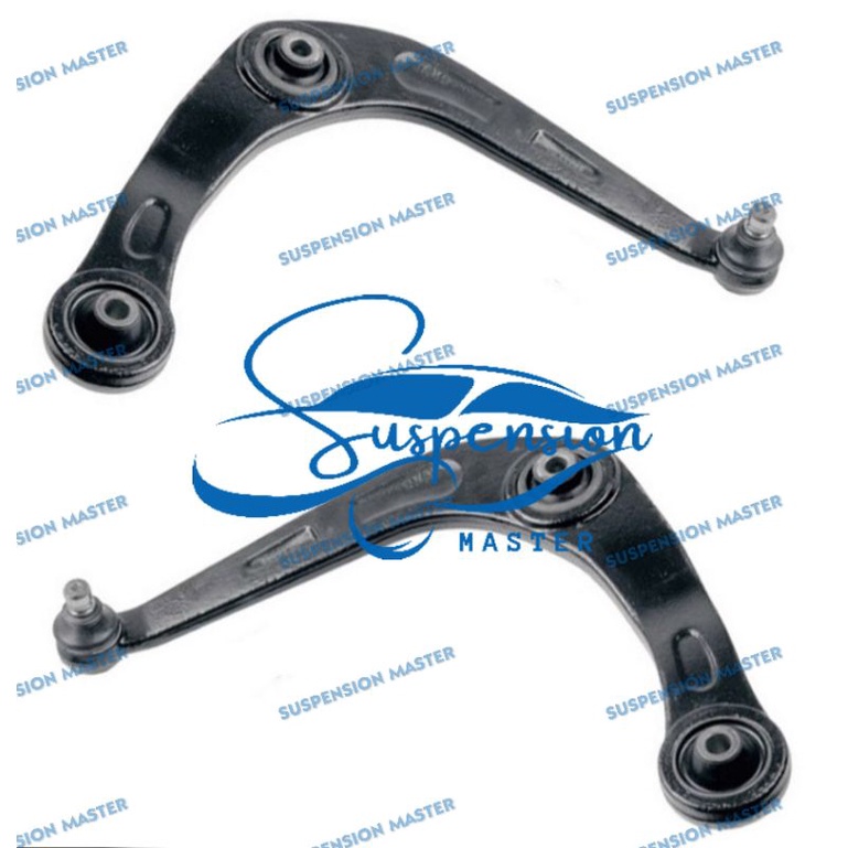 2 Front Control Arms + 2 Coupling Rods For Peugeot 207 & 208 – Left & Right (AJS Parts)