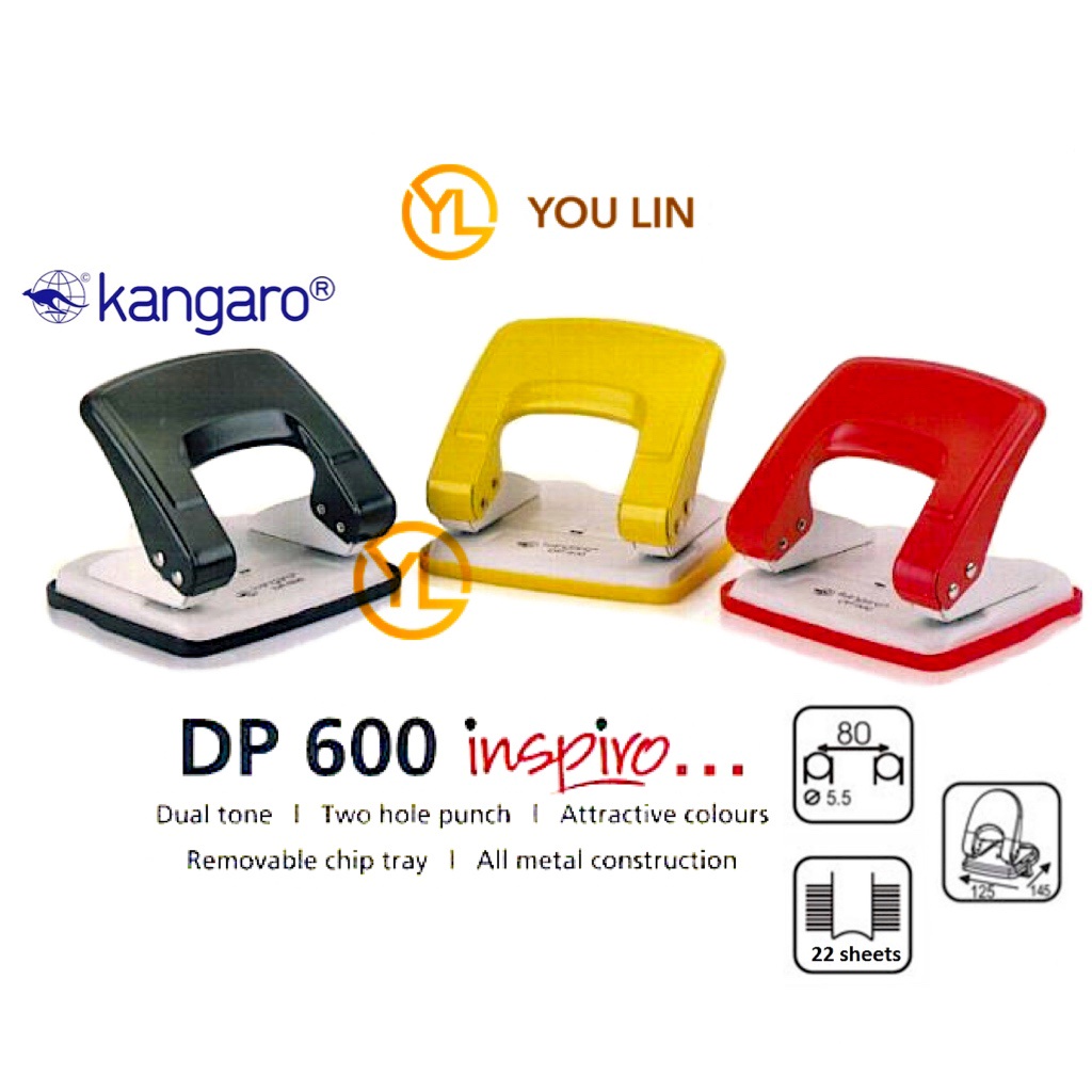 Kangaro DP600 Puncher / DP600 Inspiro Puncher ( Random Color ) | Shopee ...