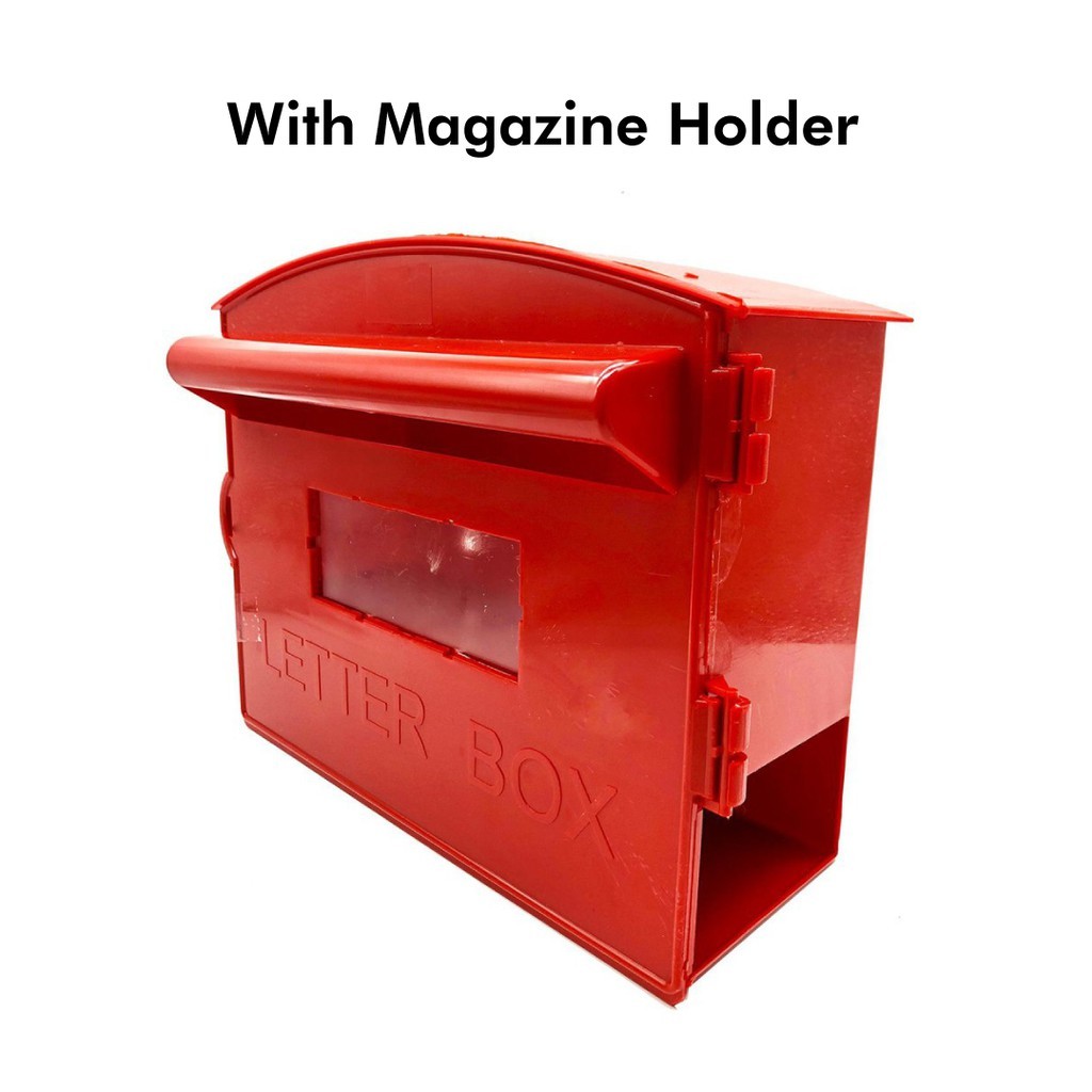 Futt Kong - PVC Letter Box/Mail Box (Red) Peti Surat | Shopee Malaysia