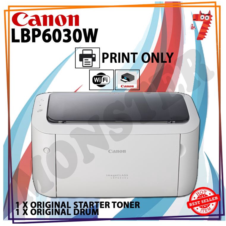 Canon ImageCLASS LBP6030W Wireless WiFi Mono Laser Printer Shopee