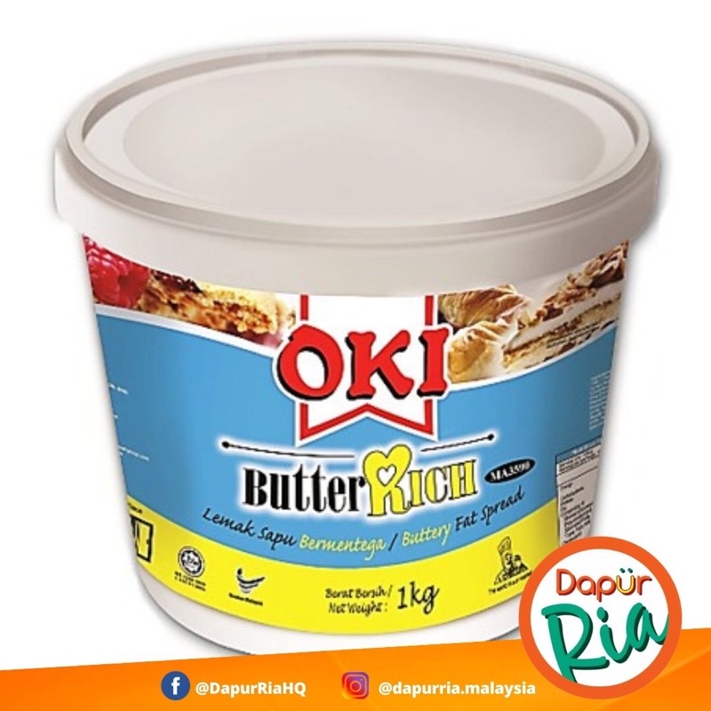 OKI Butter Rich 1kg HALAL | Shopee Malaysia