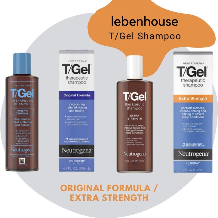 Neutrogena T/Gel Therapeutic Shampoo | 2 in 1 Anti Dandruff Shampoo