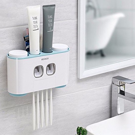 Toothbrush Holder, Premium Automatic Toothpaste Dispenser - Smart home ...