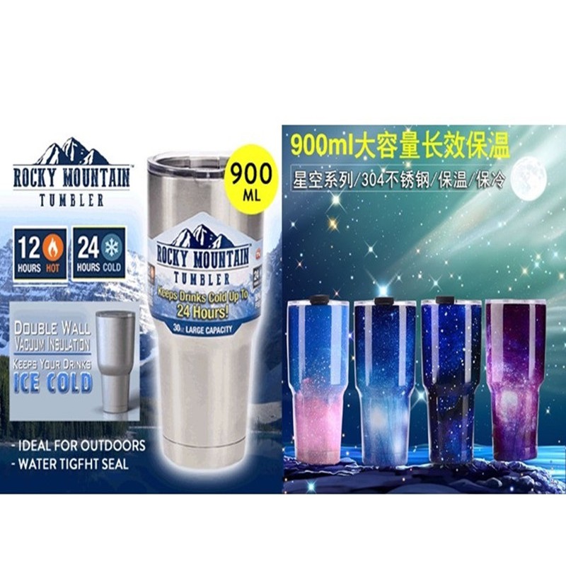 [freegift] Botol Tumbler Tumblr Rocky / Rocky Mountain Tumbler 100