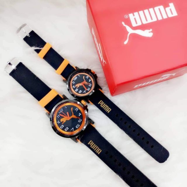 Orange deals puma watch