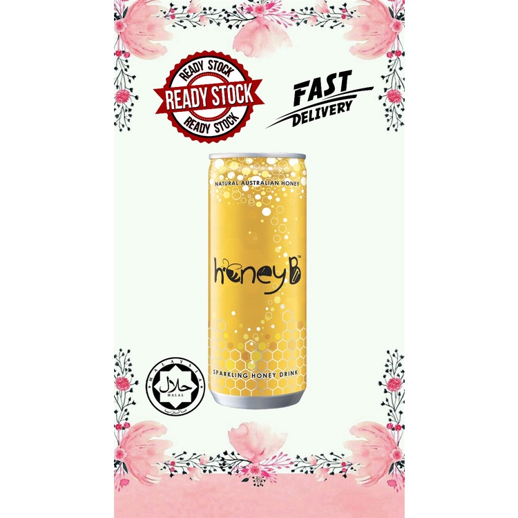 HoneyB Sparkling 100 Australian Honey Drink (HALAL) Shopee Malaysia