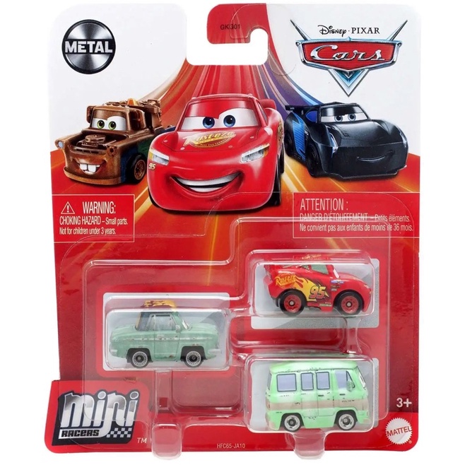 [Ready Stock] RARE Disney Pixar Cars Mattel Mini Racers 3 Pack 2022 ...