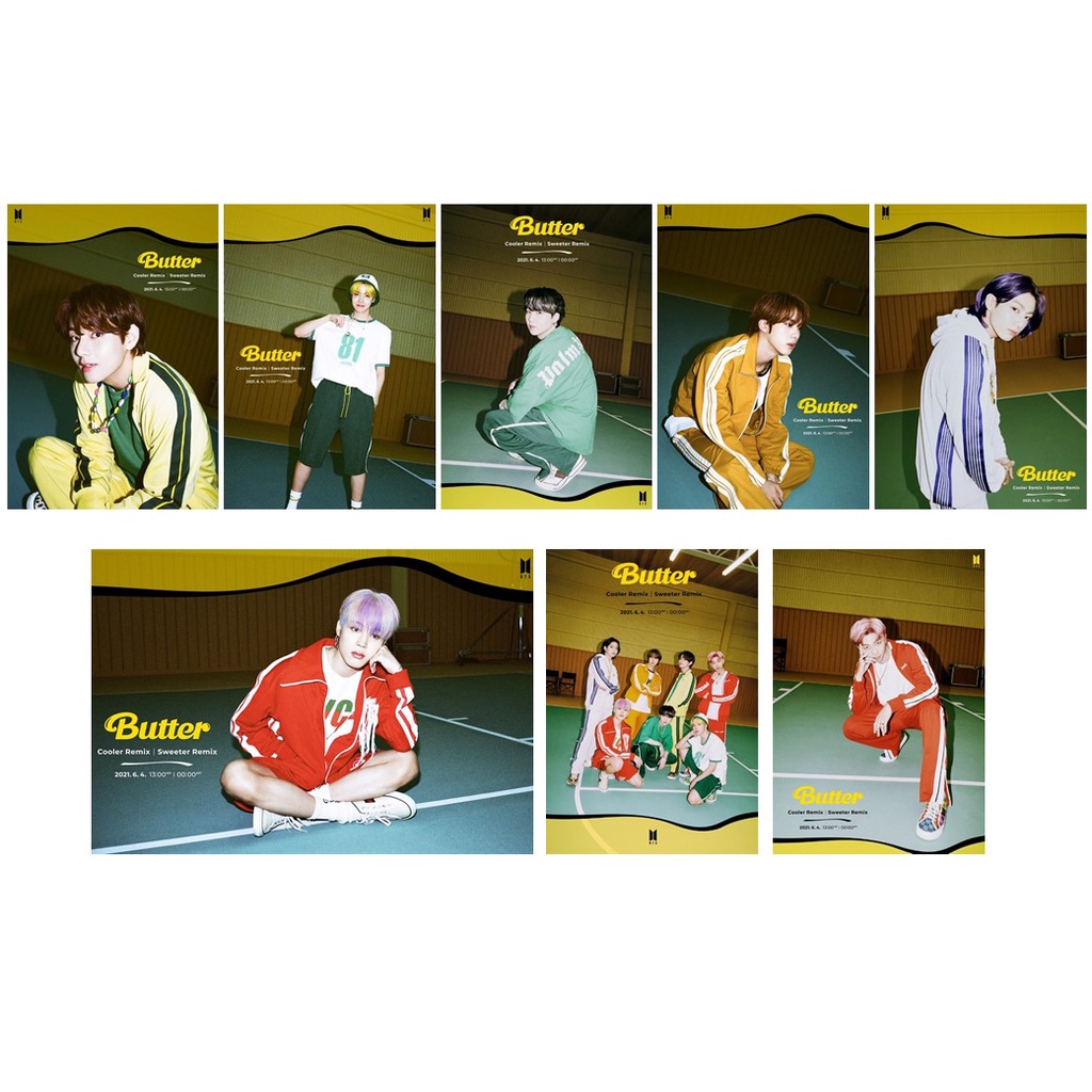 Sweeter Cooler Version BTS Butter Poster / BTS Butter Posters with FREE ...