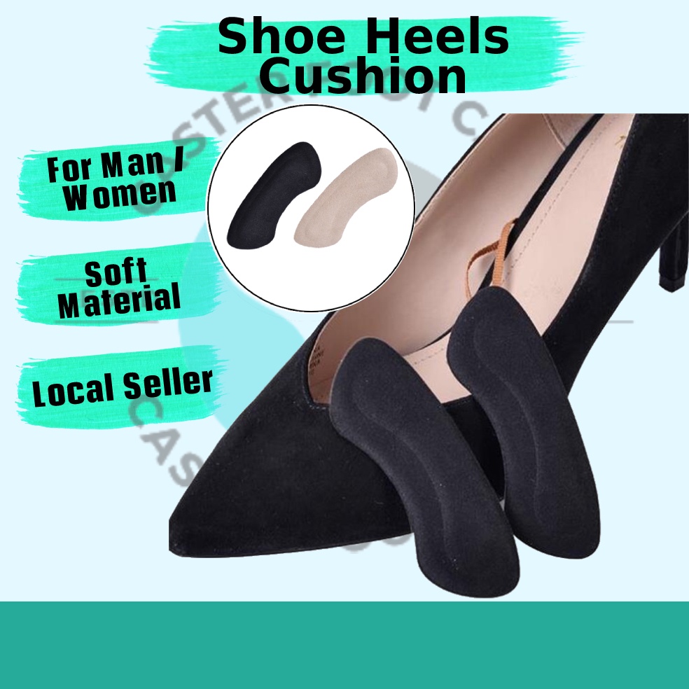 Reusable Self-Adhesive Shoe Inserts Liners Heel Cushion Grips Heel Pads ...