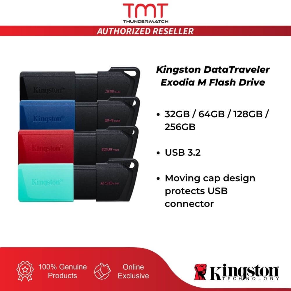 [TMT Official] Kingston Genuine DataTraveler Exodia M USB 3.2 Flash ...